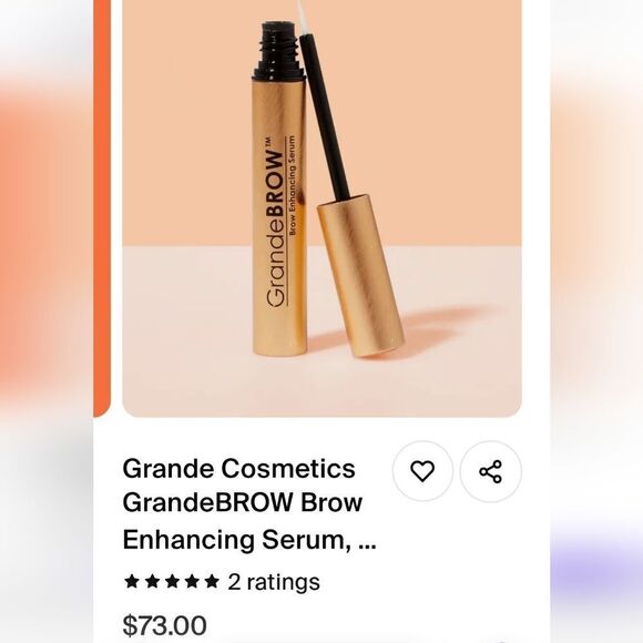 GRANDE COSMETICS GrandeBROW Brow Enhancing Serum 3ml 4 Months Full Size Supply - Picture 13 of 16